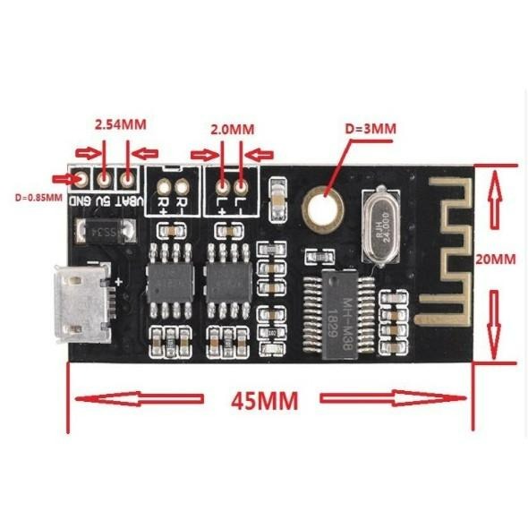 ►472 2078◄MH-M38藍牙音訊模組4.2 高保真 HIFI 無損車載音箱音響耳機功放板改裝-細節圖5