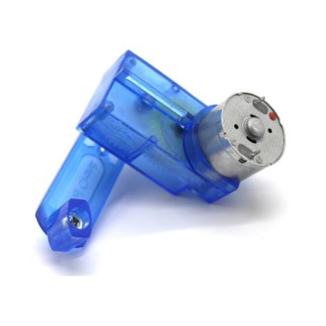 ►1330◄藍色透明310手搖發電機 學生自製發電科學實驗電動玩具馬達配件-細節圖2