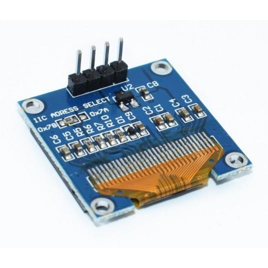 ►495◄藍色 OLED顯示幕 0.96寸 12864 IIC I2C 4針 Arduino STM32 C51 XL1-細節圖2