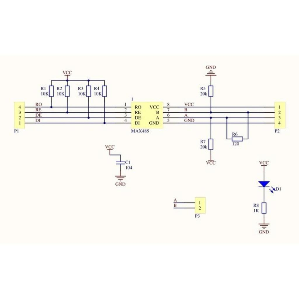 ►251◄MAX485模組 RS-485模組 TTL轉RS-485模組-細節圖2