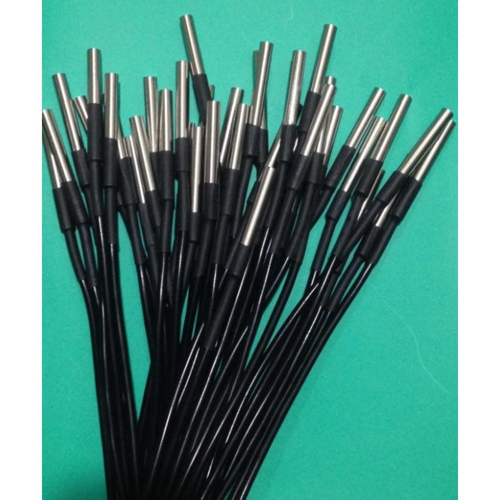 ►44◄1米 不鏽鋼封裝防水型 DS18B20 溫度感測器 水溫探頭 溫度探頭 溫度傳感器 /8051/AT89s52-細節圖2