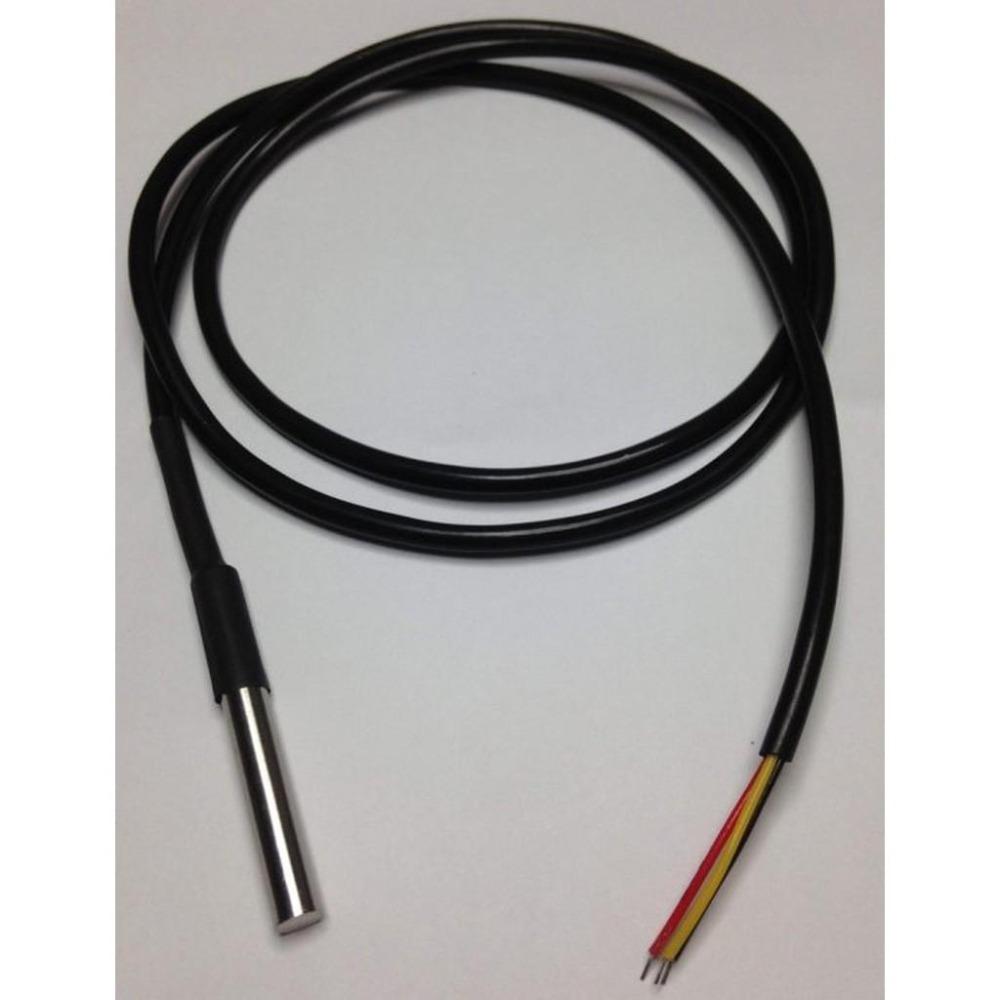 ►44◄1米 不鏽鋼封裝防水型 DS18B20 溫度感測器 水溫探頭 溫度探頭 溫度傳感器 /8051/AT89s52-細節圖3