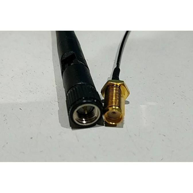 ►498◄整套2.4G棒狀天線 搭配SMA-IPEX 轉接線 增益3DBi全向WIFI天線-細節圖2