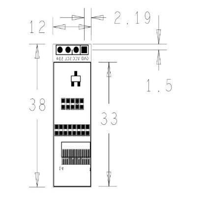 ►740◄藍色 0.91寸OLED顯示幕12832液晶屏0.91液晶模組 IIC I2C 提供程式原理-細節圖2
