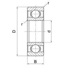 ►801◄軸承 培林 6x17x6 606ZZ 6*17*6 軸承鋼-細節圖2
