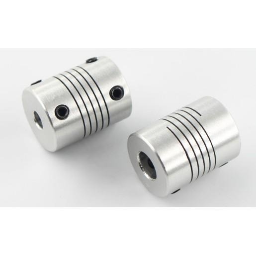 ►811◄3D印表機配件 5mm 對 8mm 聯軸器 5*8 彈性聯軸器 5x8 步馬達專用 螺旋式 連軸器-細節圖2