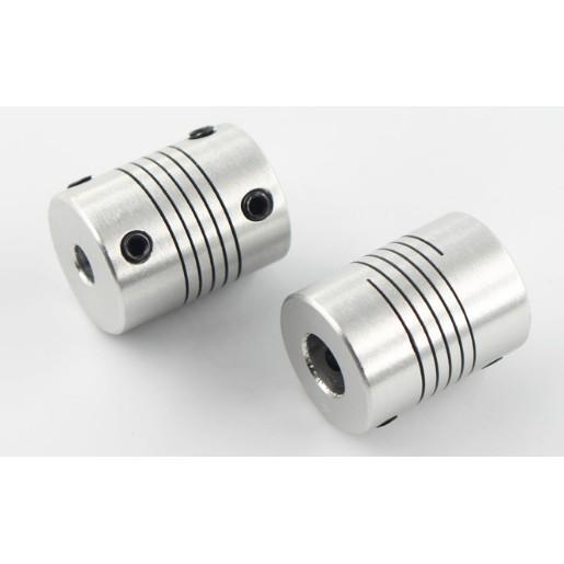 ►811◄3D印表機配件 5mm 對 8mm 聯軸器 5*8 彈性聯軸器 5x8 步馬達專用 螺旋式 連軸器-細節圖2