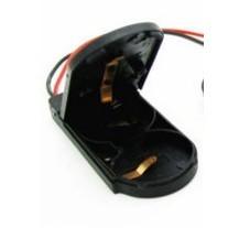 ►1020◄雙CR2032電池盒 電池座 裝2粒2032紐扣電池 6V帶線帶蓋 帶開關 電池盒 扁平-細節圖2