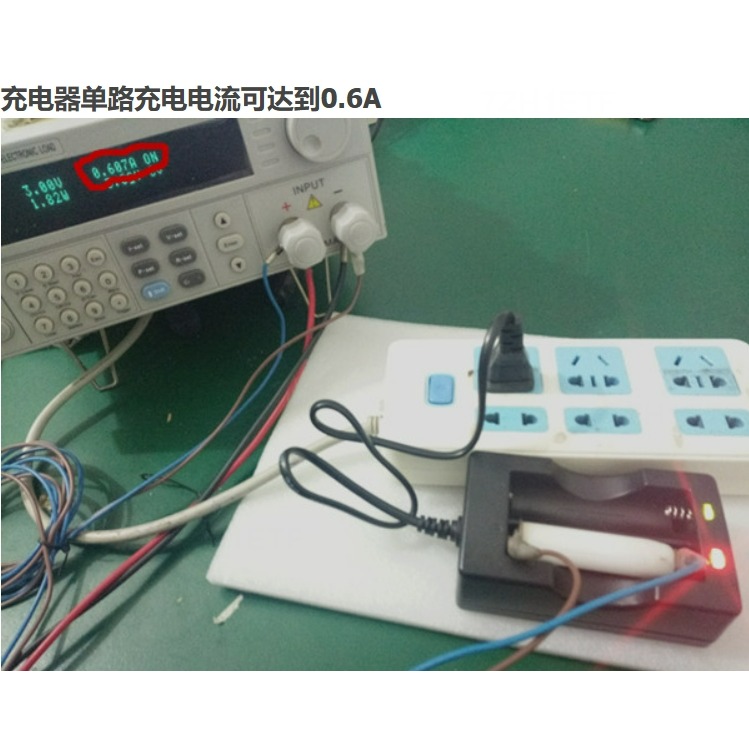 ►1461◄鋰電池雙槽 帶線雙充 充電器 18650 電池不分正負極放錯也能充 兩路獨立充電-細節圖4