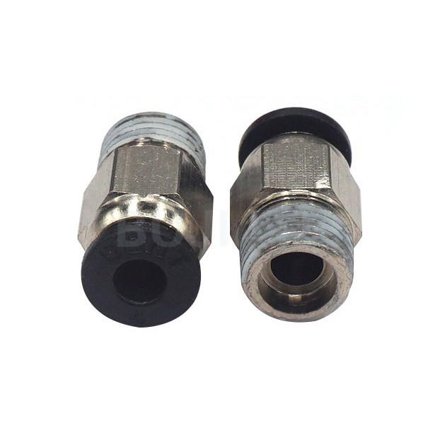 ►1467◄3D印表機直通 V6快接頭 送料管接頭 M4管徑 M10螺紋鐵氟龍管接頭-細節圖2