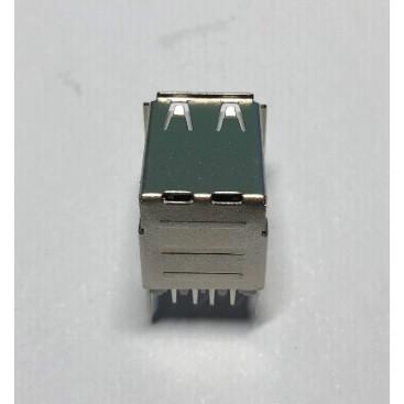 ►1484◄USB 2.0 A母雙層 USB雙介面 A型USB母座90度 母口 雙層A母 USB 連接器-細節圖2