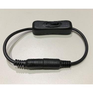 ►1555◄LED燈帶DC開關線 免焊連接器 低壓開關DC公母轉接頭電源 開關接頭-細節圖3