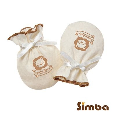 Simba 小獅王辛巴 有機棉 嬰兒護手套（彈性束口）-細節圖9