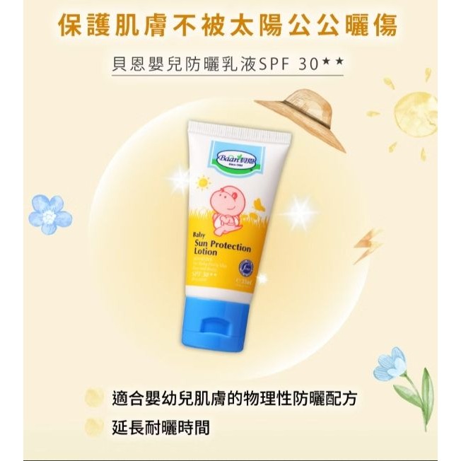 貝恩嬰兒防曬乳液（35ml）-細節圖2