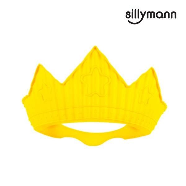 韓國 sillymann 100%鉑金矽膠皇冠幼兒洗髮帽（三色）-細節圖9