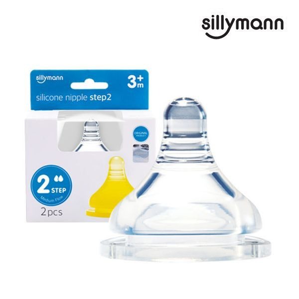 韓國【Sillymann】100%鉑金矽膠奶嘴2入裝（四階段可選）-細節圖8