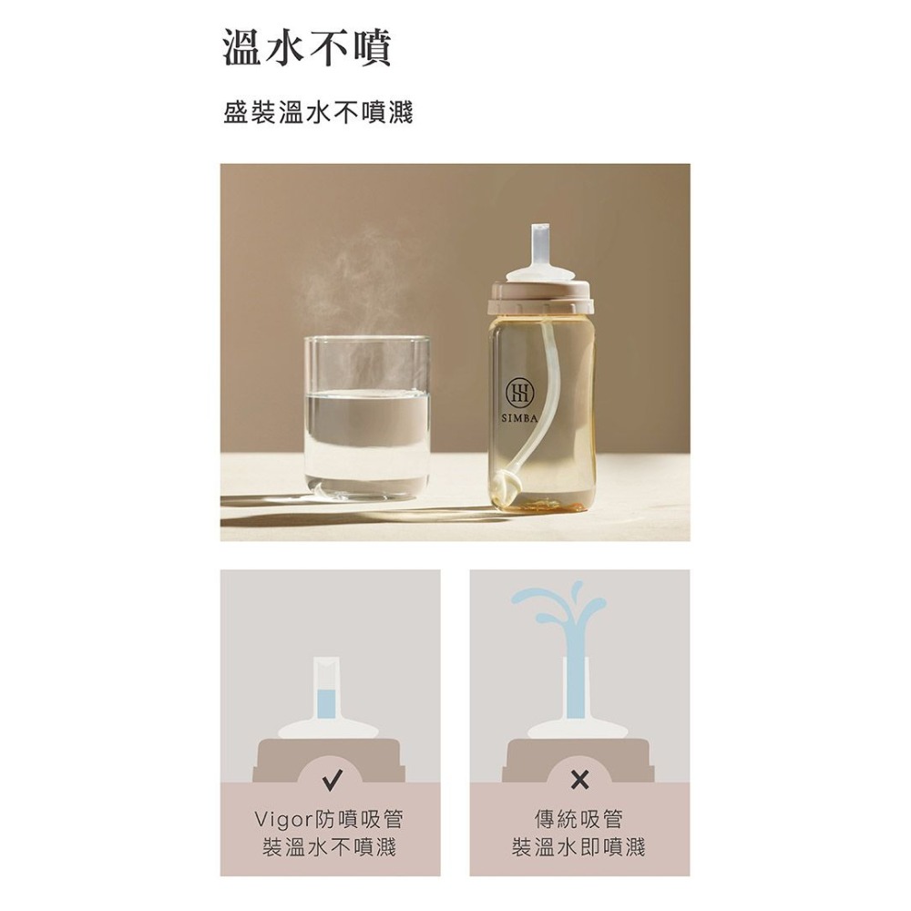 Simba 小獅王辛巴 蘊蜜寬口奶瓶防漏學習吸管組-細節圖3