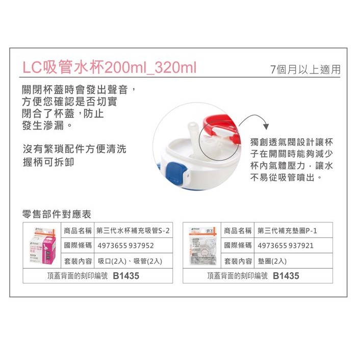 【利其爾 Richell】第四代LC吸管訓練杯 150ml（貝克街/粉紅派對/棒棒糖）-細節圖7