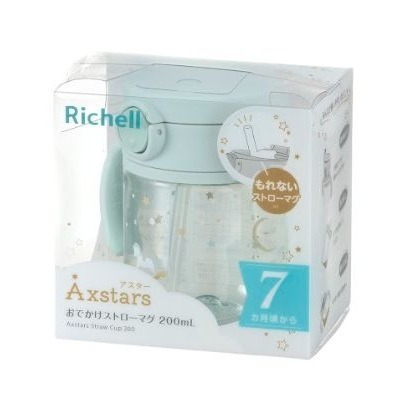 Richell 利其爾 AX系列 幻夢 200ml 吸管水杯（三款任選）-細節圖5