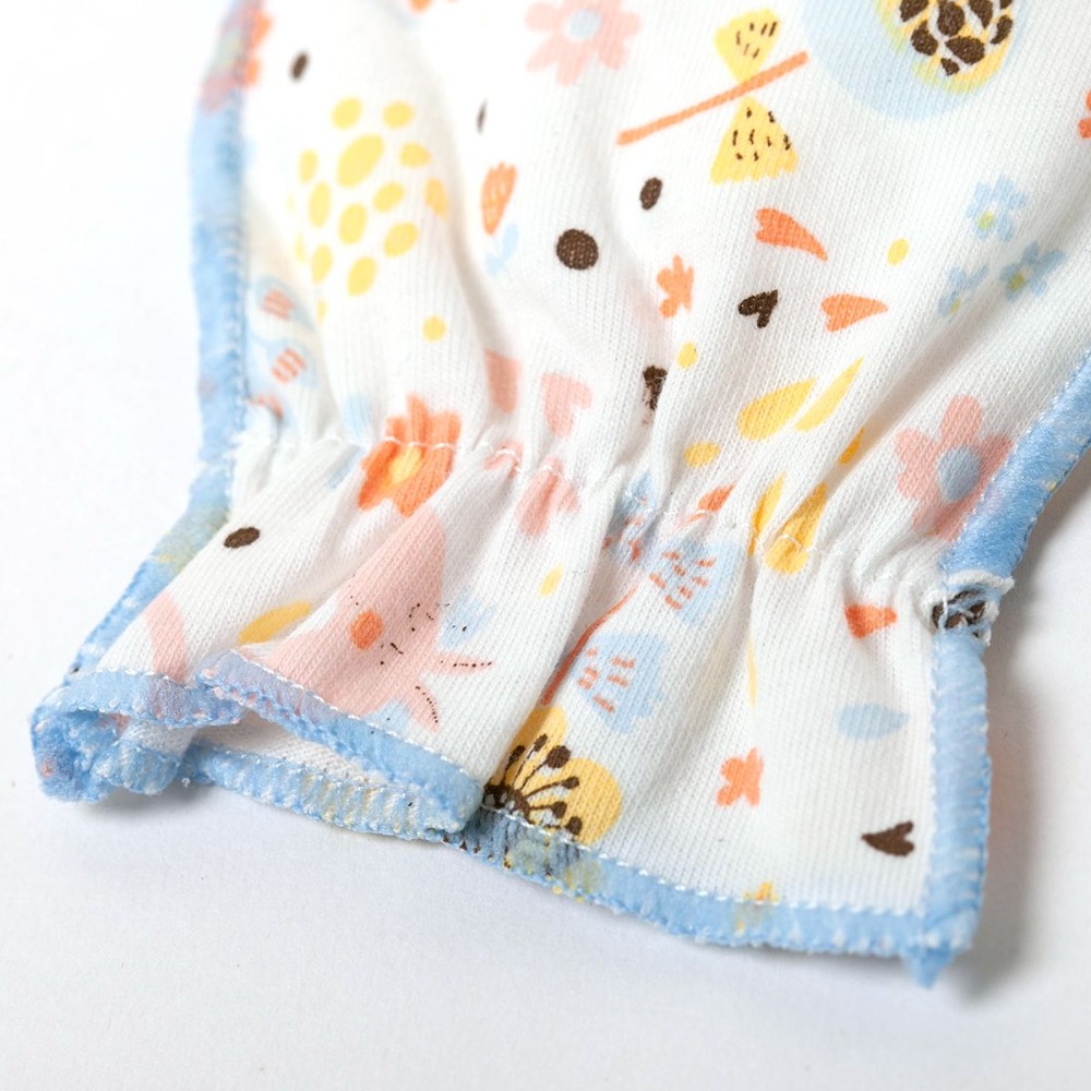 newstar明日之星 四季薄款/純棉嬰兒護手套（天空藍／櫻花粉 花色隨機）-細節圖6