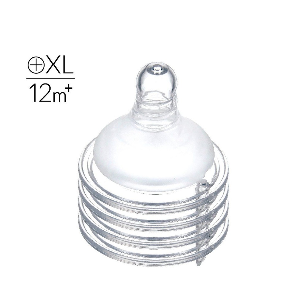 Simba 小獅王辛巴 超柔防脹氣寬口十字奶嘴4入（S／M／L／XL）-細節圖11