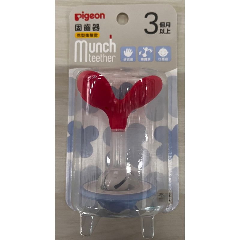 【Pigeon 貝親】搖鈴固齒器-蜜桃小花-細節圖2
