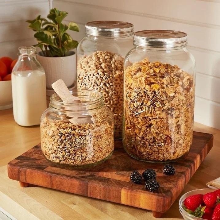 Ball® 64oz 超廣口附不鏽鋼蓋 Decorative Mason Jar Half Gal 梅森密封罐 玻璃瓶-細節圖6