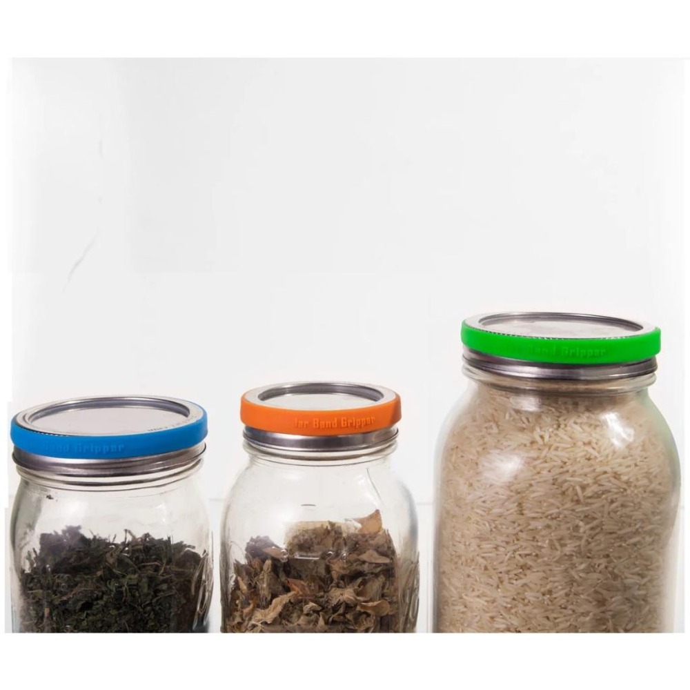 ECOJARZ Jar Band Gripper 矽膠梅森罐開瓶器具 止滑矽膠環 硅膠開罐器 省力 擰蓋器-細節圖2