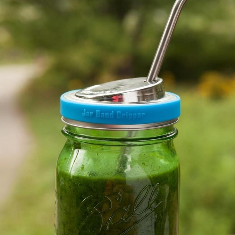 ECOJARZ Jar Band Gripper 矽膠梅森罐開瓶器具 止滑矽膠環 硅膠開罐器 省力 擰蓋器-細節圖7