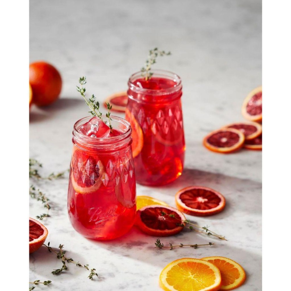 Ball® 16oz 窄口晶鑽 Flute Mason Jar Regular Mouth 16oz Pint 梅森罐-細節圖6