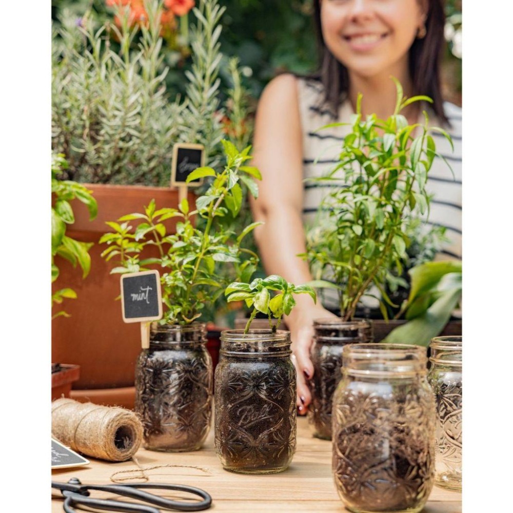 Ball® 16oz 窄口復古雕花 Regular Mouth  Mason Jar 140th Anniversary-細節圖3