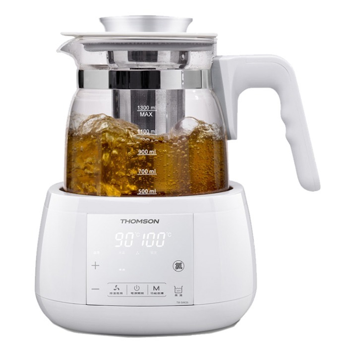 滿額折$ THOMSON 智能溫控玻璃 1.3升養生壺 TM-SAK35【四方館】-細節圖2