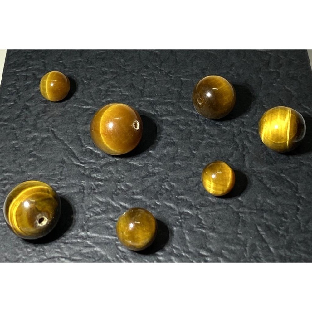 虎眼石 8mm 10mm 12mm 14 mm 散珠圓珠 直通隔珠 DIY飾品配件材料 DIY金屬編織 DIY串珠 單顆-細節圖3