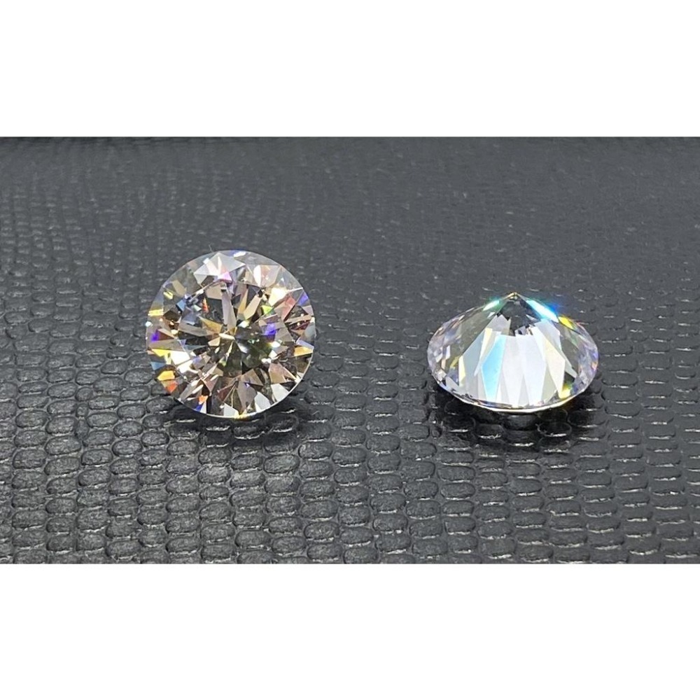 CZ鑽 八心八箭 CZ鋯石 10 11 12 mm 圓形 透明色 裸鑽 蘇聯鑽 金工 蠟雕 首飾 戒指 耳環 項鍊-細節圖4