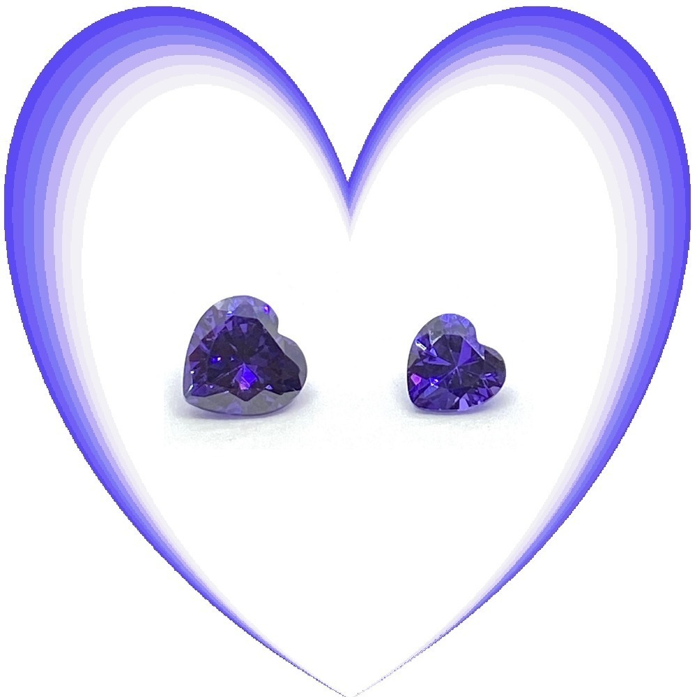 心形 CZ鑽 CZ鋯石 透明 粉 變藍 橄欖綠 橄欖黃 石榴紅 紫藍 香檳 金黃 黑色 裸鑽 蘇聯鑽 金工 蠟雕 DIY-細節圖10