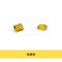 長方形 CZ鑽 CZ鋯石 祖母綠形切工 透明 粉 石榴紅 紫 鵝黃 金黃 裸鑽 蘇聯鑽 金工蠟雕 戒指 項鍊 首飾DIY-規格圖9