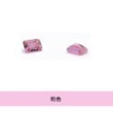 長方形 CZ鑽 CZ鋯石 祖母綠形切工 透明 粉 石榴紅 紫 鵝黃 金黃 裸鑽 蘇聯鑽 金工蠟雕 戒指 項鍊 首飾DIY-規格圖9
