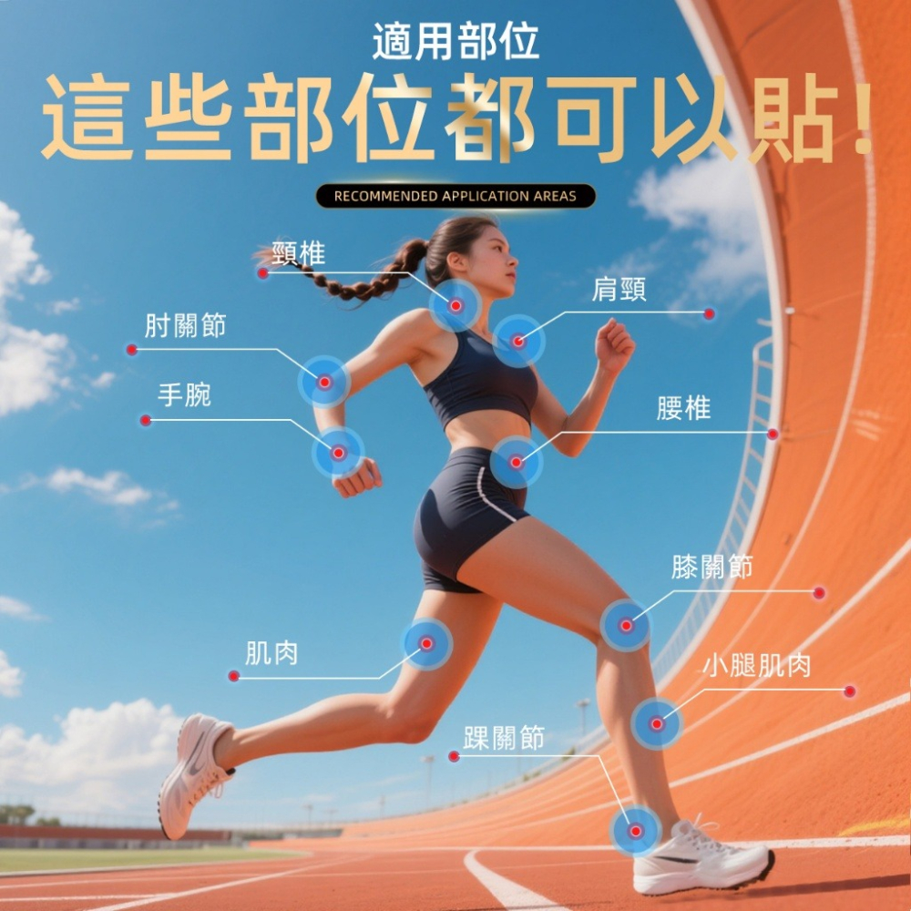 現貨 2025全新加強版 UCII 第三代鱘龍帝寶貼布-10片裝/盒 鱘龍魚貼布 海洋大學合作 進香必備徒步 登山 運動-細節圖5