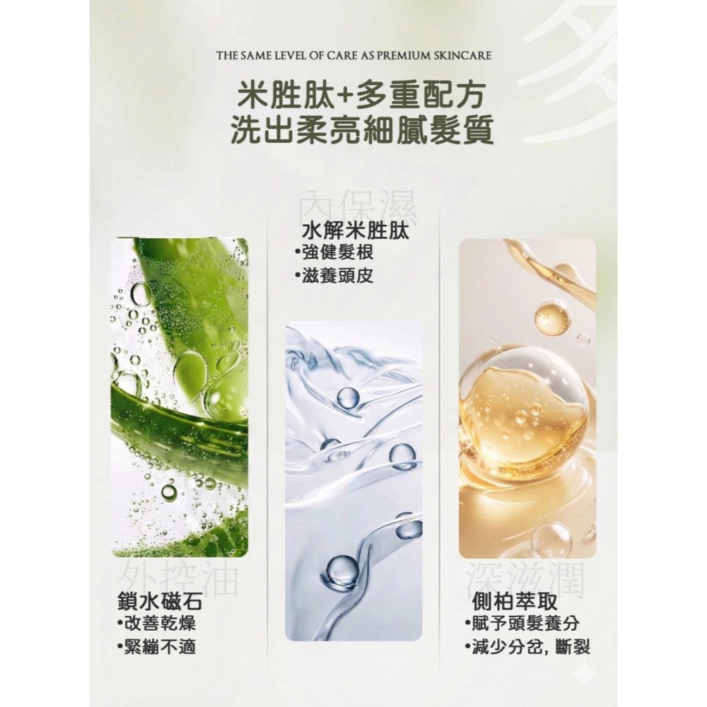 潔芬【米胜肽】系列 潔芬肌醇保濕沐浴露 500ml 潔芬清爽控油洗髮精 500ml  潔芬柔順強健洗髮精 500ml-細節圖8