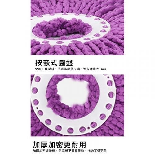 現貨立即出貨/好神拖規格 通用替換布-不挑色 (一組5個.每個只要25元)升級加厚  好神拖通用 布盤 拖布 旋轉拖把布-細節圖6