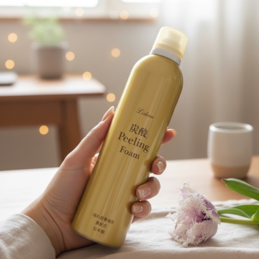 【Lishan】碳酸泡泡去角質淨膚慕絲 250g 淨膚慕斯 泡泡去角質 去除老廢角質 碳酸噴瓶-細節圖2