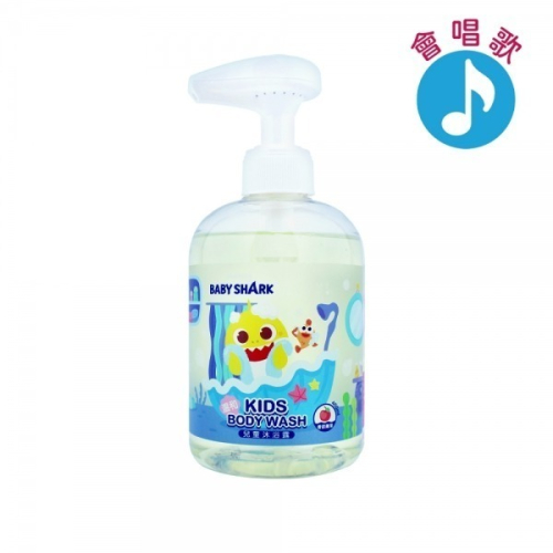 Baby Shark 鯊魚寶寶會唱歌的沐浴露 香甜蘋果(400ml)