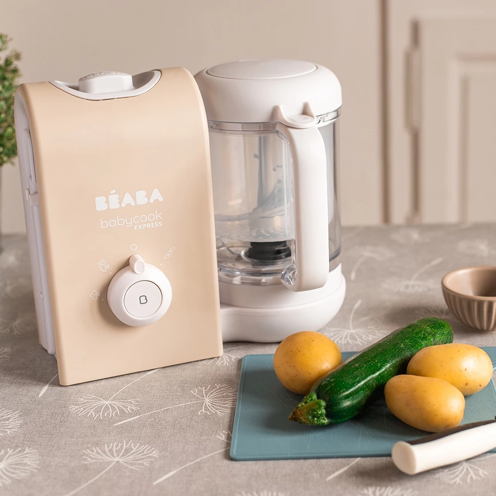 BEABA EXPRESS 4in1多功能食物調理機-奶杏色-細節圖2