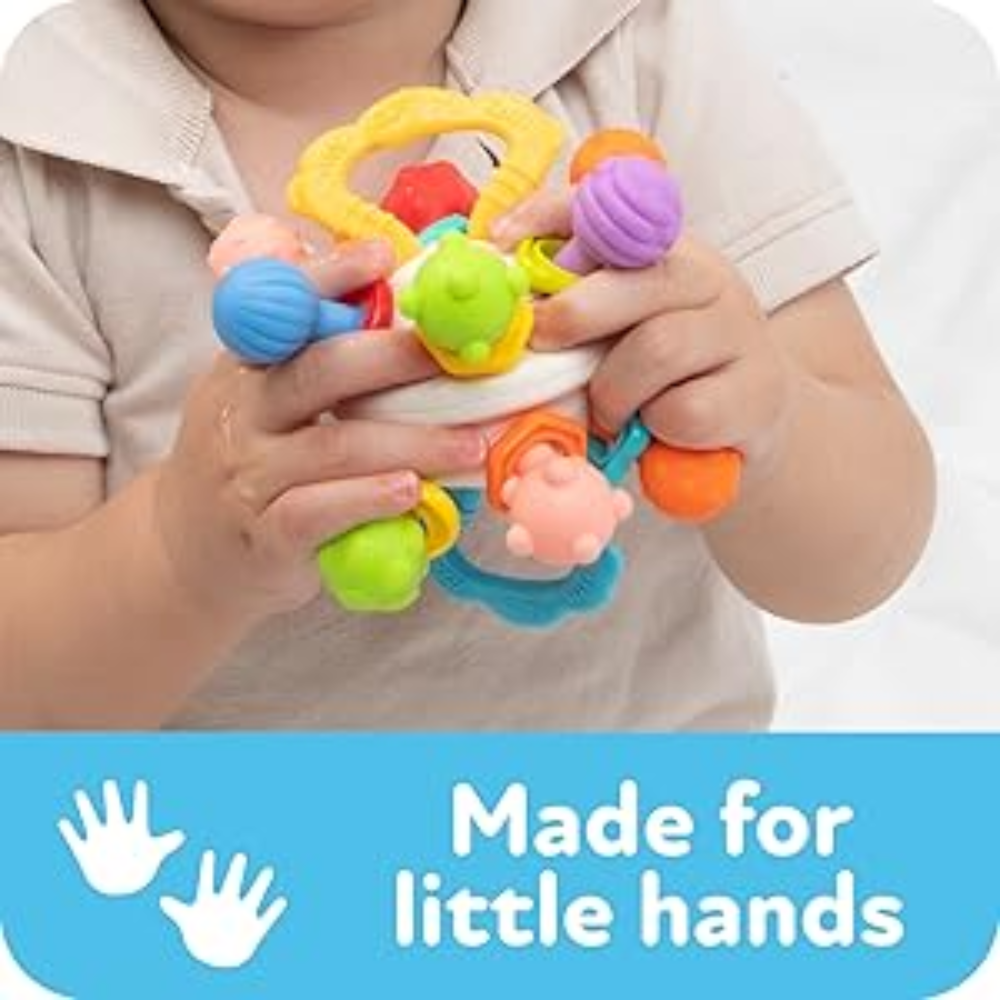 Nuby 扭扭觸覺球固齒玩具-細節圖3