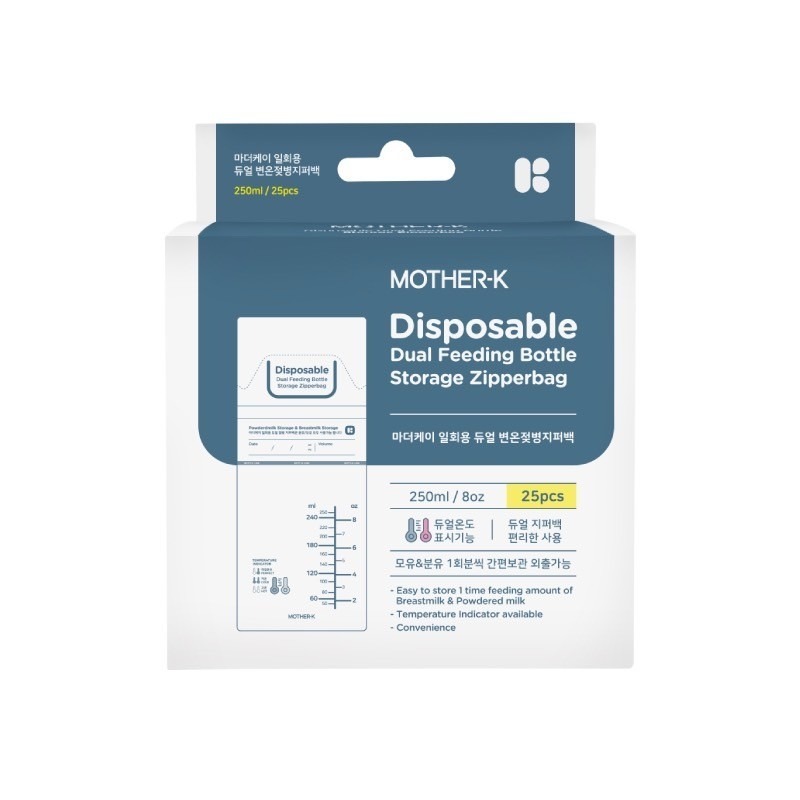 MOTHER-K 溫感拋棄式奶瓶袋 25入/ 50入-規格圖1