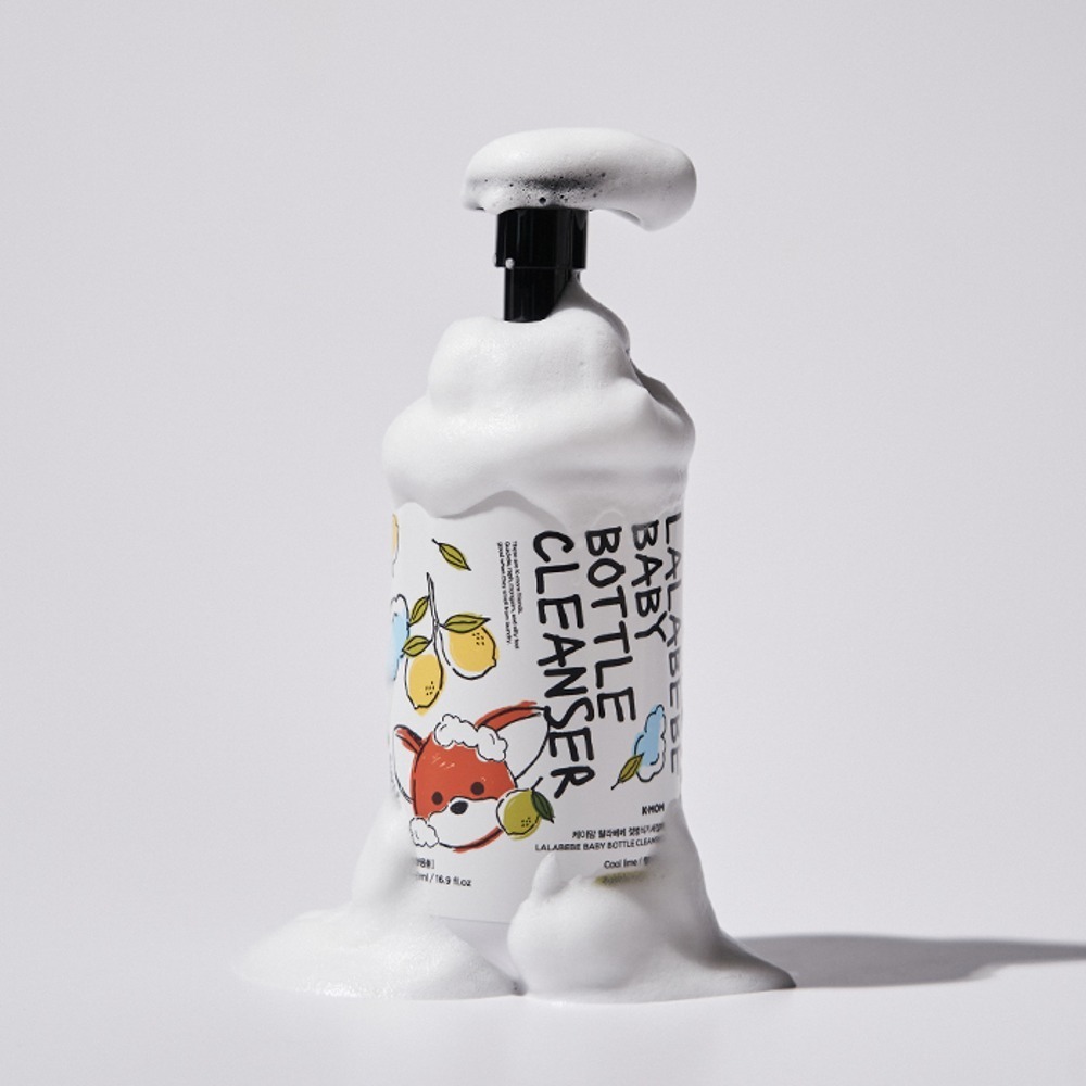 MOTHER-K LALAPOPO 草本極淨蔬果奶瓶清潔劑罐裝500ml/補充包400ml-細節圖3