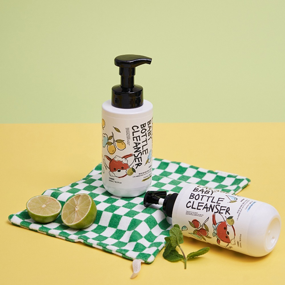 MOTHER-K LALAPOPO 草本極淨蔬果奶瓶清潔劑罐裝500ml/補充包400ml-細節圖4