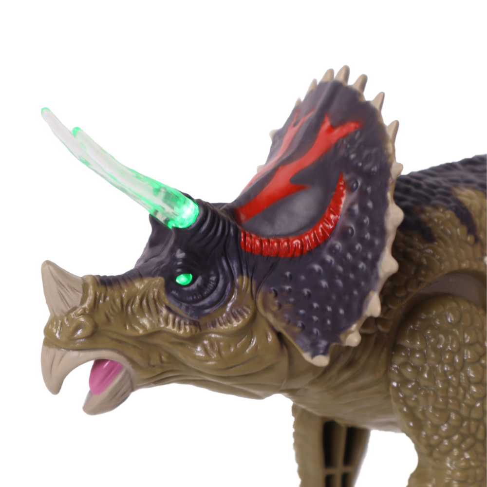 KIDMATE 聲光電動三角龍模型玩具-細節圖2