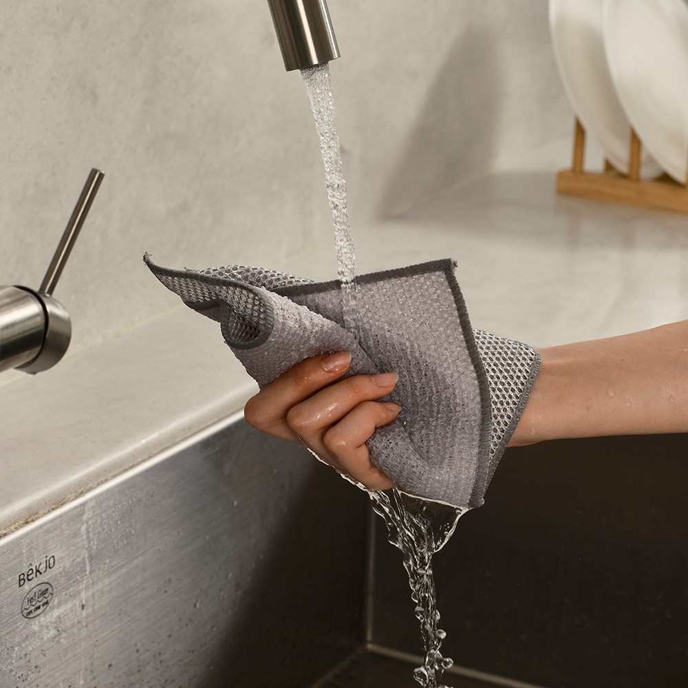 MOTHER-K LIFE 竹碳纖維雙面洗碗布(5入)-細節圖5