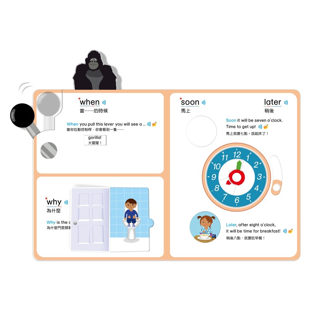 華碩文化詞語世界探險者套組 (魔手點讀筆＋互動英語學習套組(5冊)) E015-2-細節圖5